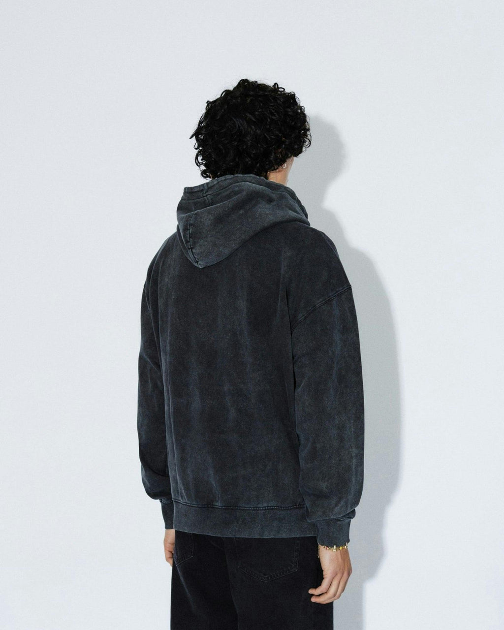 Aiden Hoodie - Washed Black Utopia