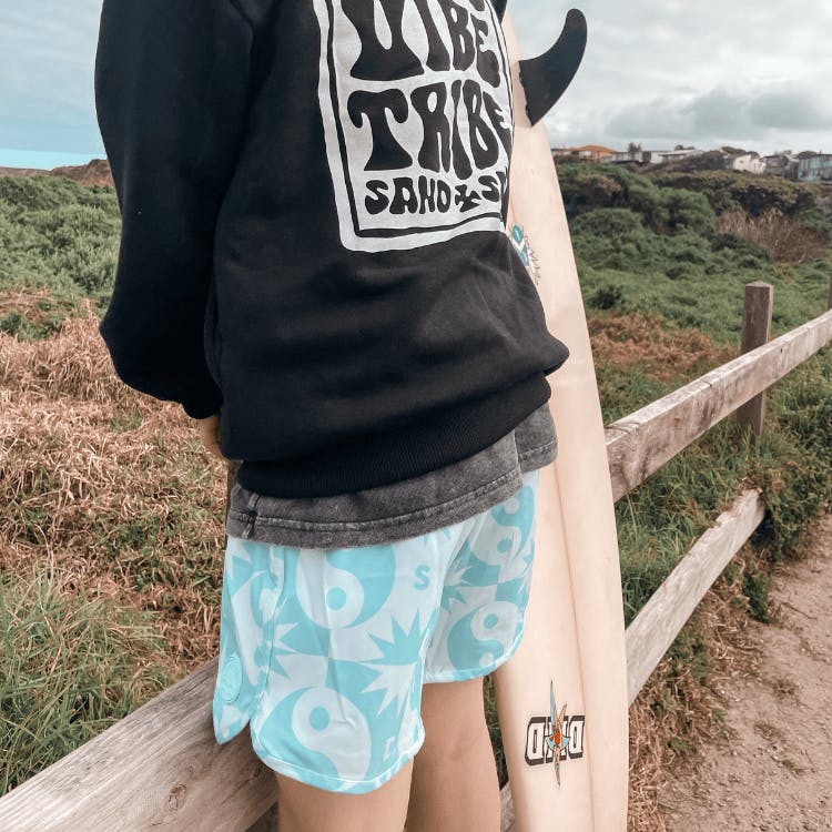 Peace-Full Kids Recycled Boardshorts