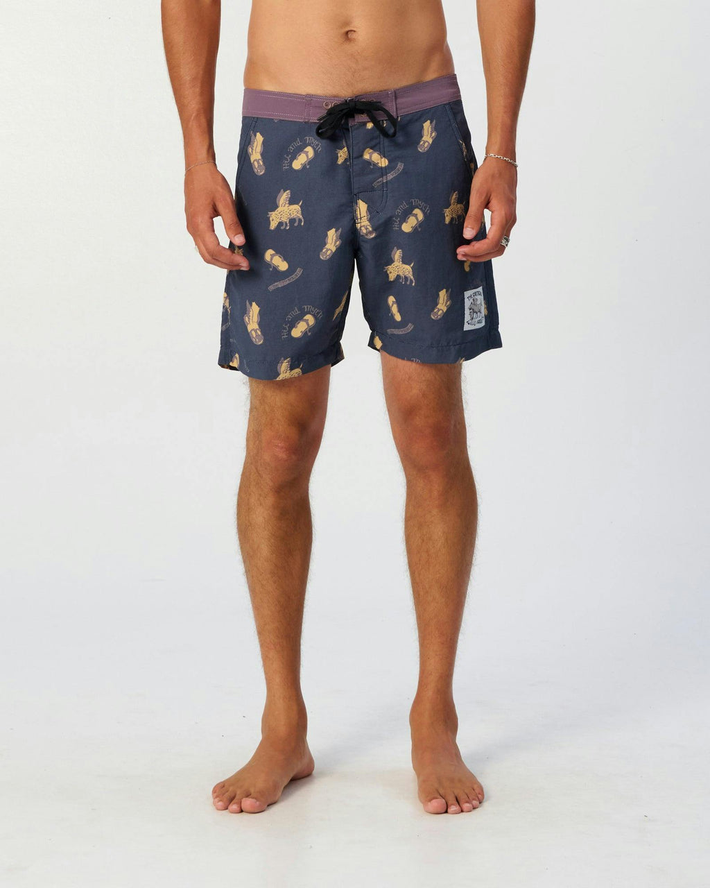 Peace Thong 17" Boardshort - Blue