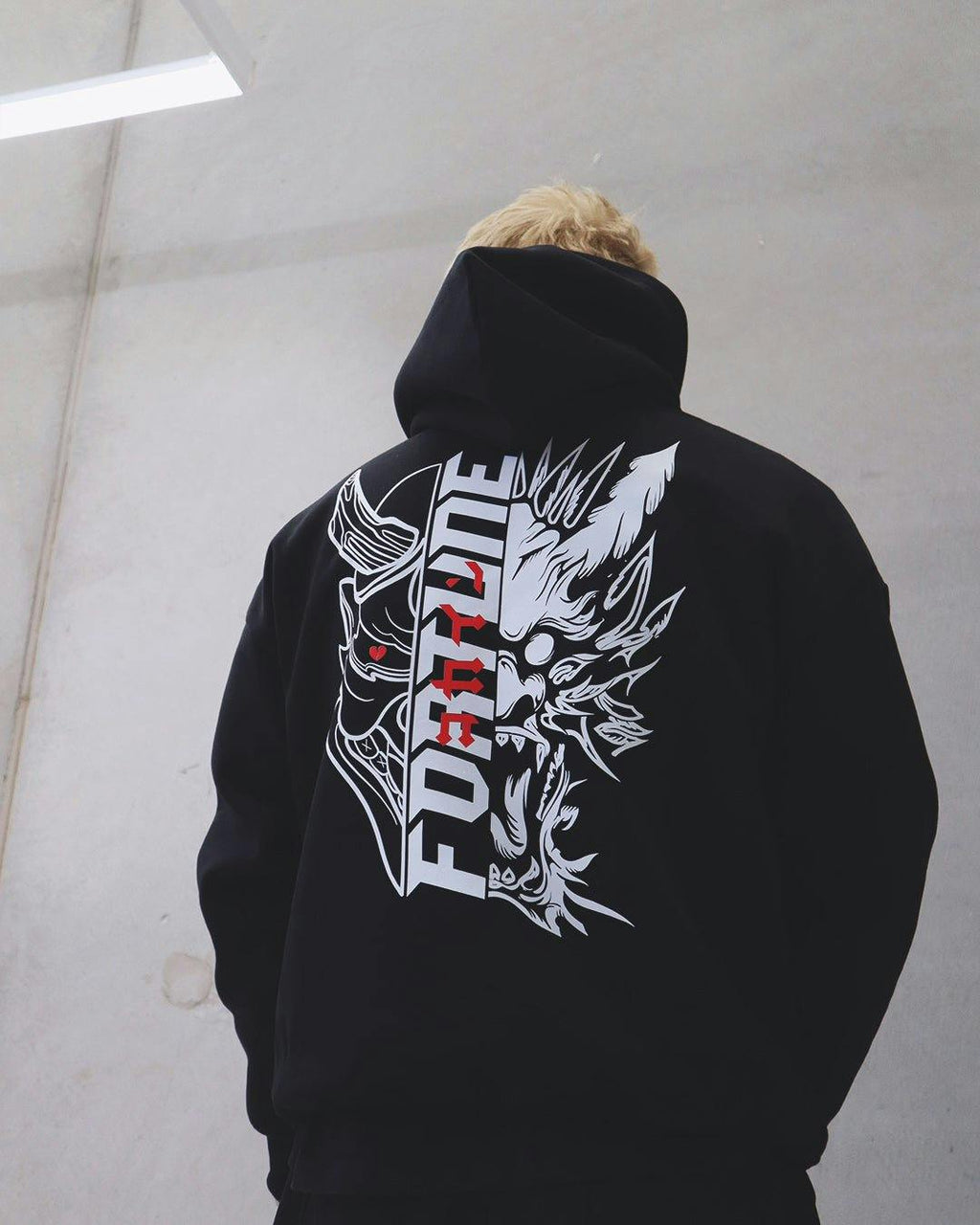 Fortune Gxng x KOKAINE "Collab" Hoodie // BLACK