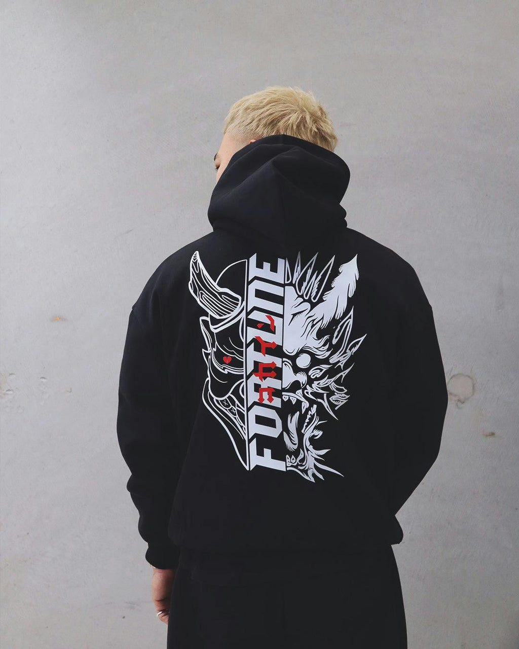 Fortune Gxng x KOKAINE "Collab" Hoodie // BLACK