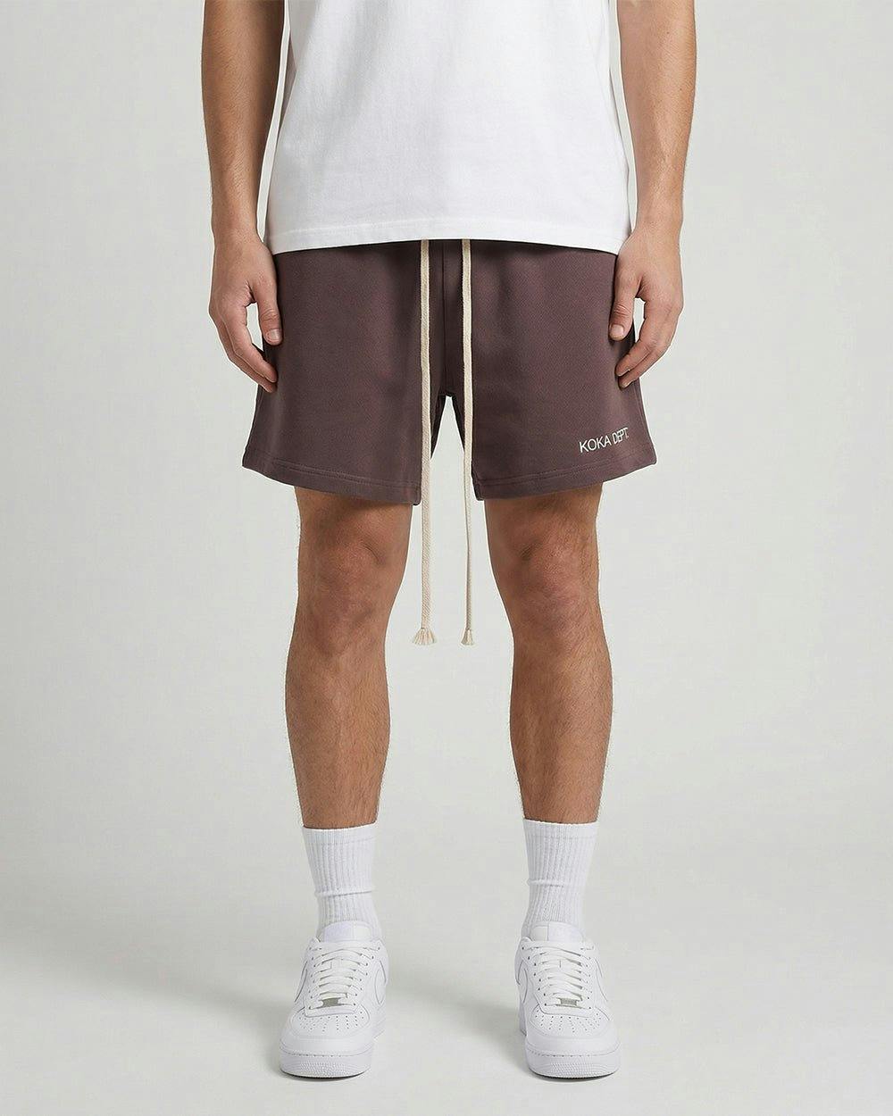 Premium Logo Shorts // MOCHA