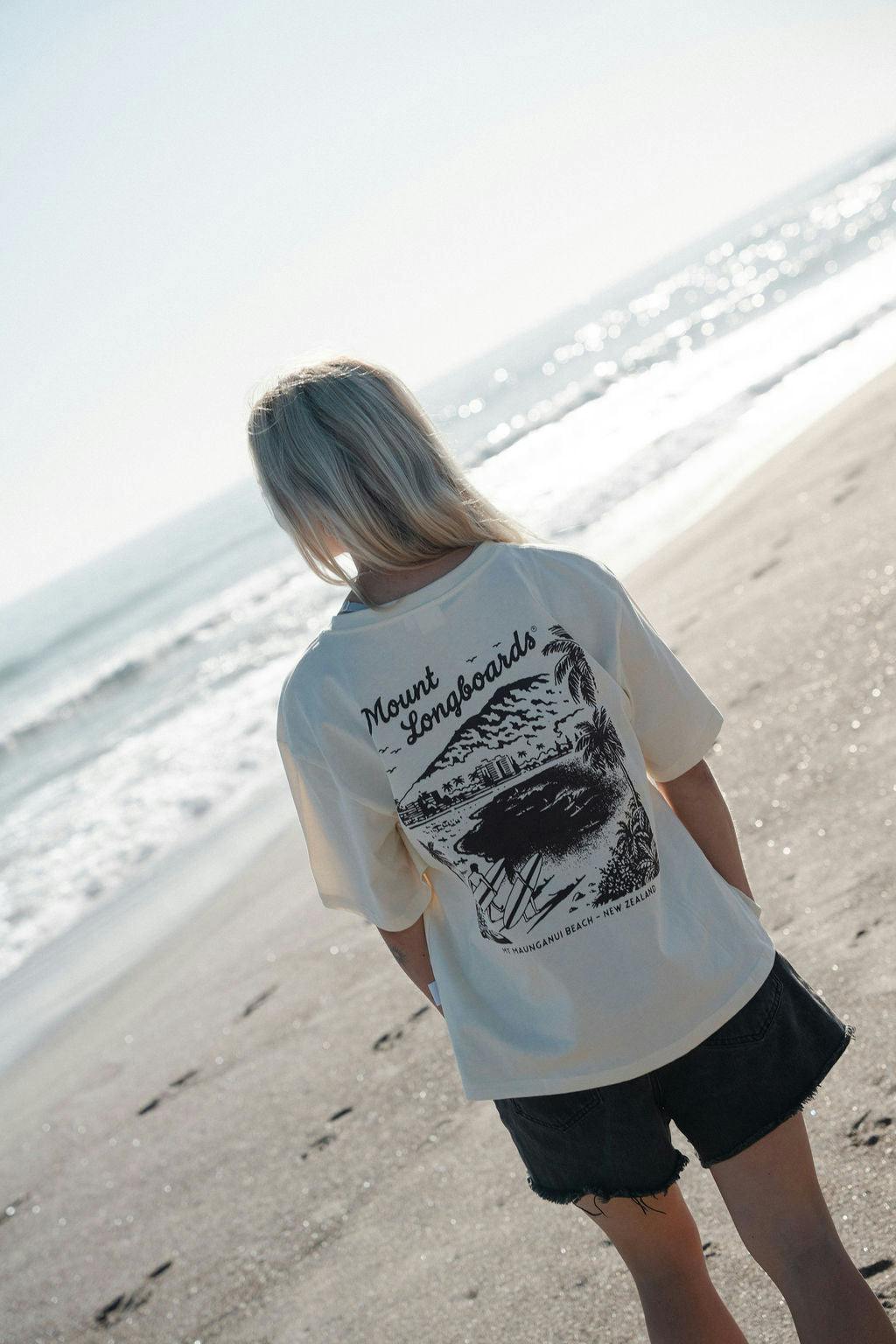 Main Beach Women's Tee - Natural