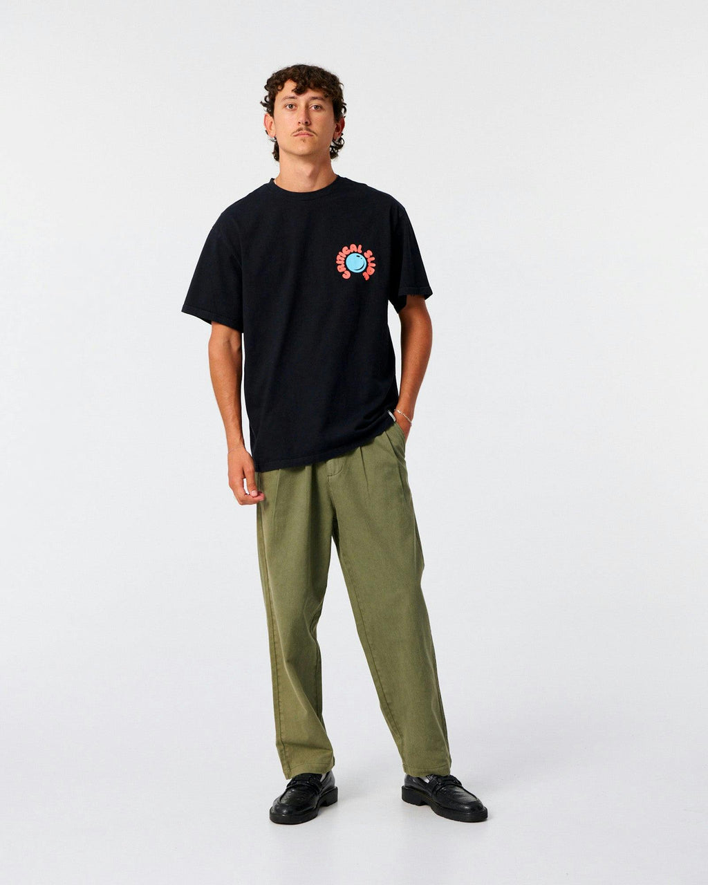 Resin Drop Tee - Vintage Black