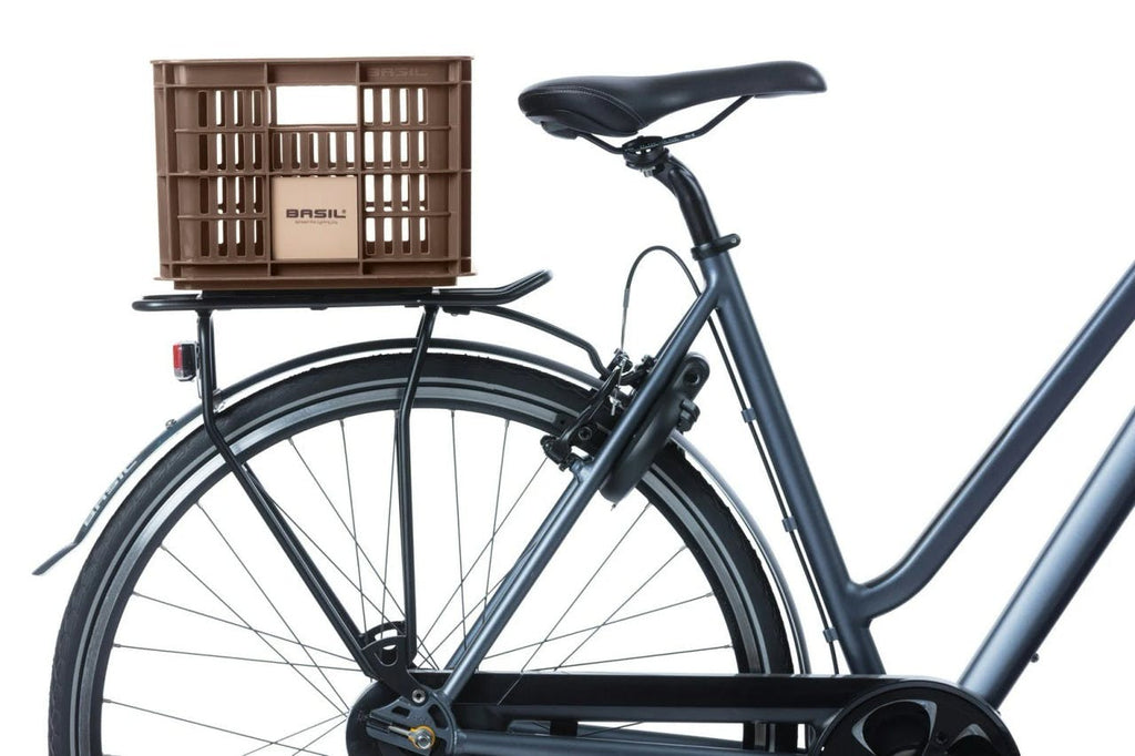 Bicycle Crate Small 17.5L Chocolate Brown
