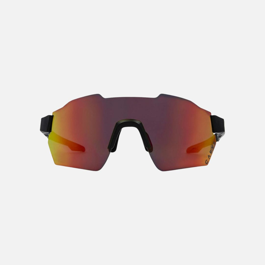 Level Up - Frame: Matte Black   Lens: Grey with External Red Iridium