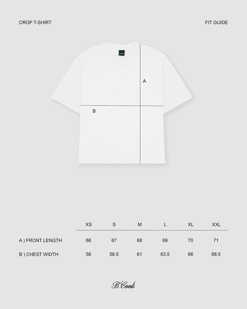 Script Crop T-shirt Aged Black