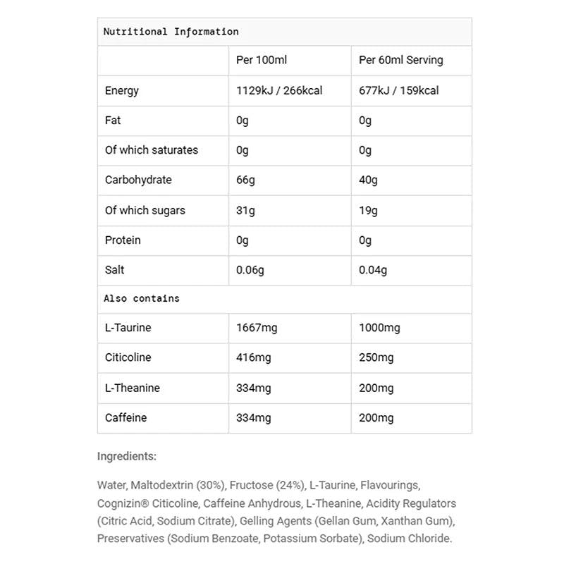 BETA FUEL + Nootropics 60m 30 Pack Lemon Lime