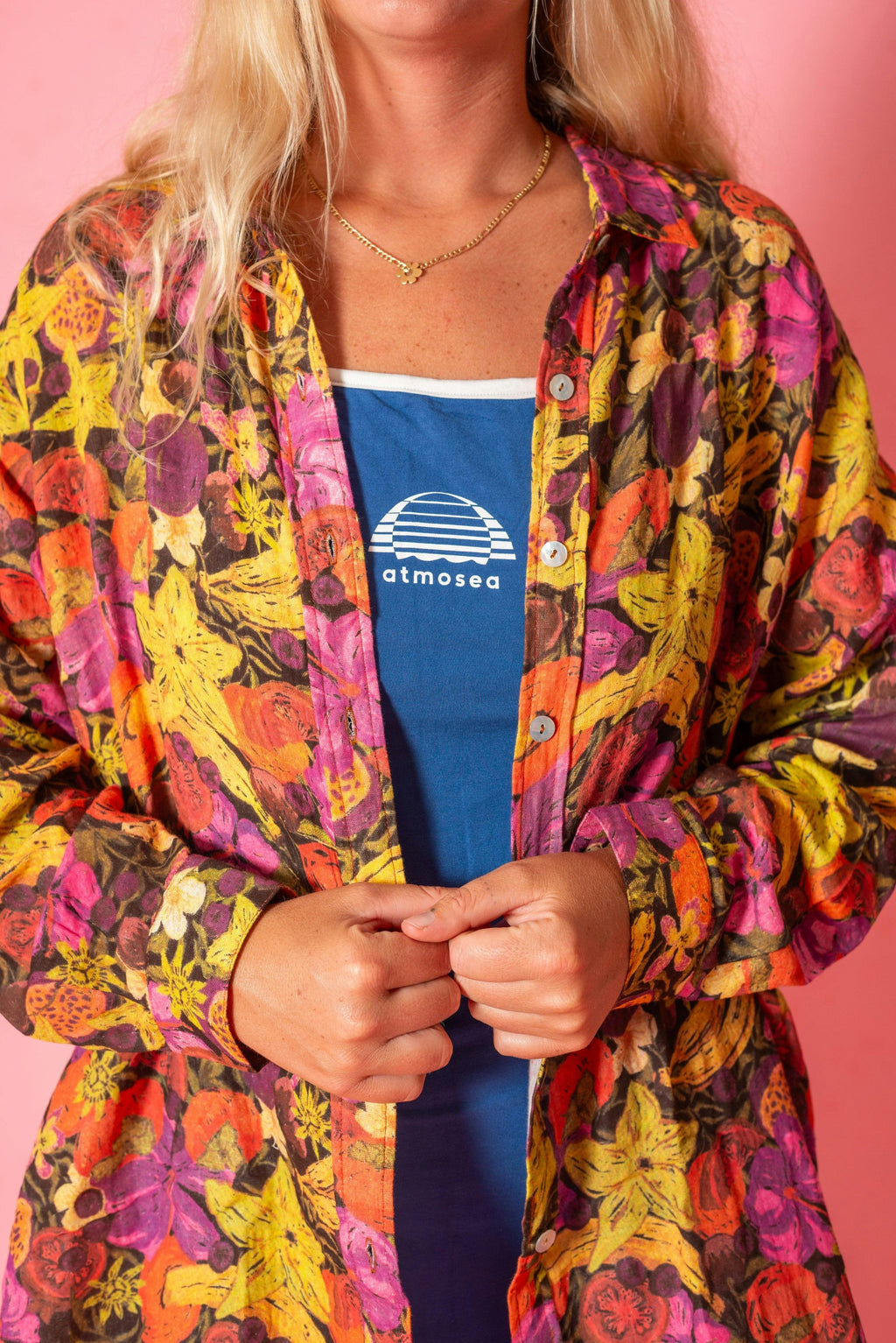 Oversized Shirt in Fruity