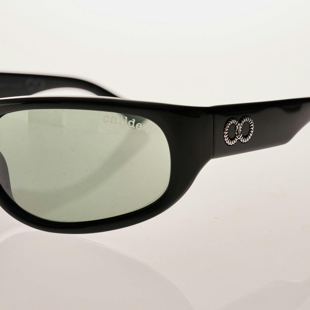 CYLINDER Gloss Black | Green Polarised Bio Lens