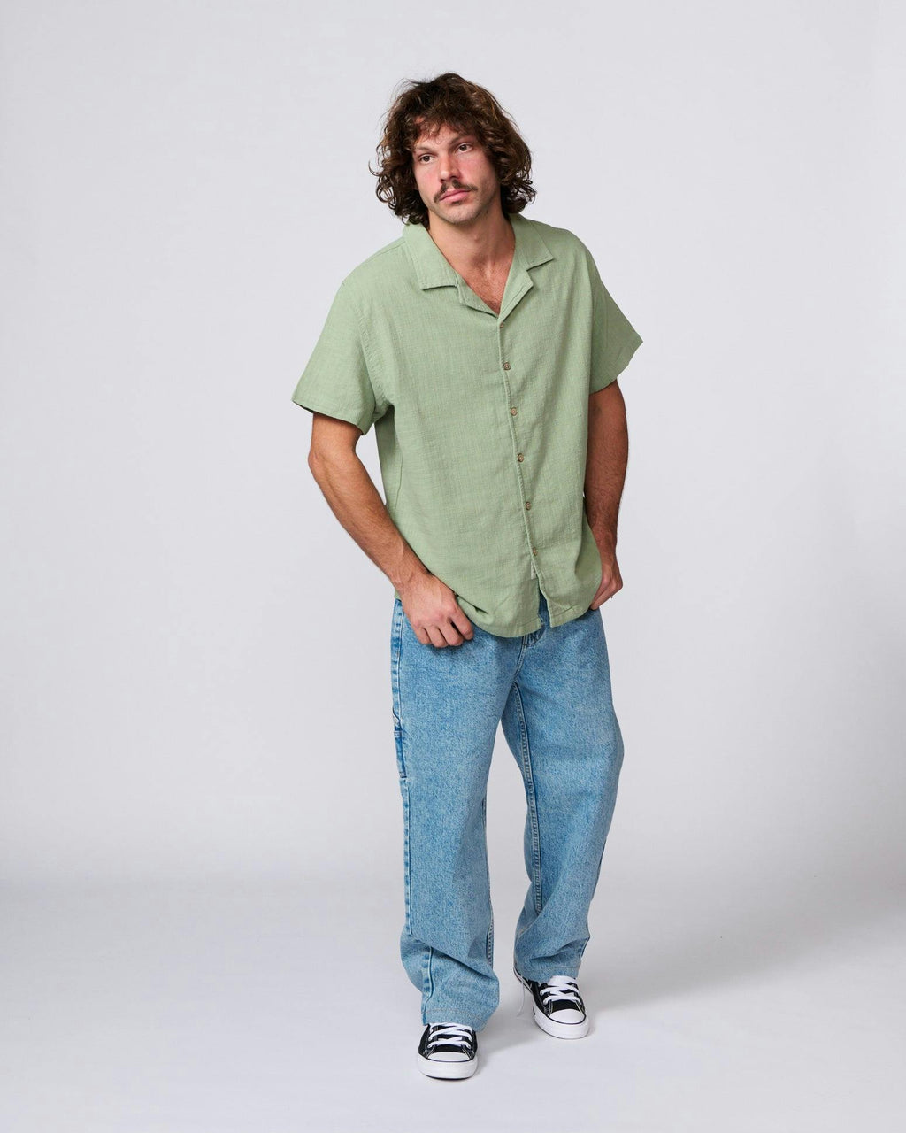 Ernie Resort Shirt - Seagrass
