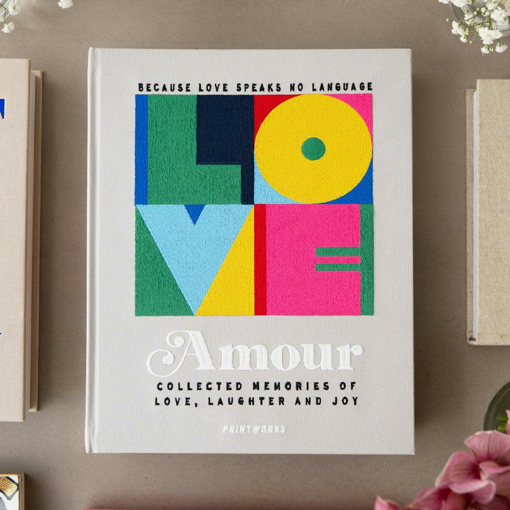 Printworks Embroidered Photo Album-Amour