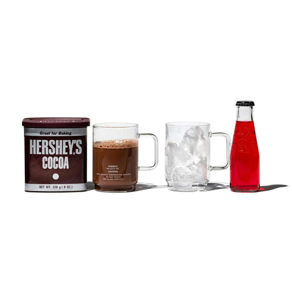 Puebco Borosilicate Glass Mug / Shallow Stacking