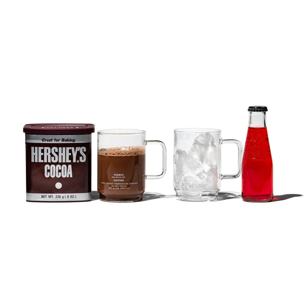 Puebco Borosilicate Glass Mug / Shallow Stacking
