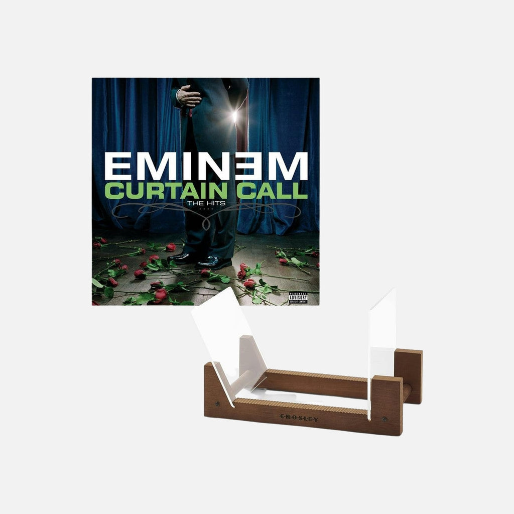 Eminem Curtain Call - Double Vinyl Album & Crosley Record Storage Display Stand