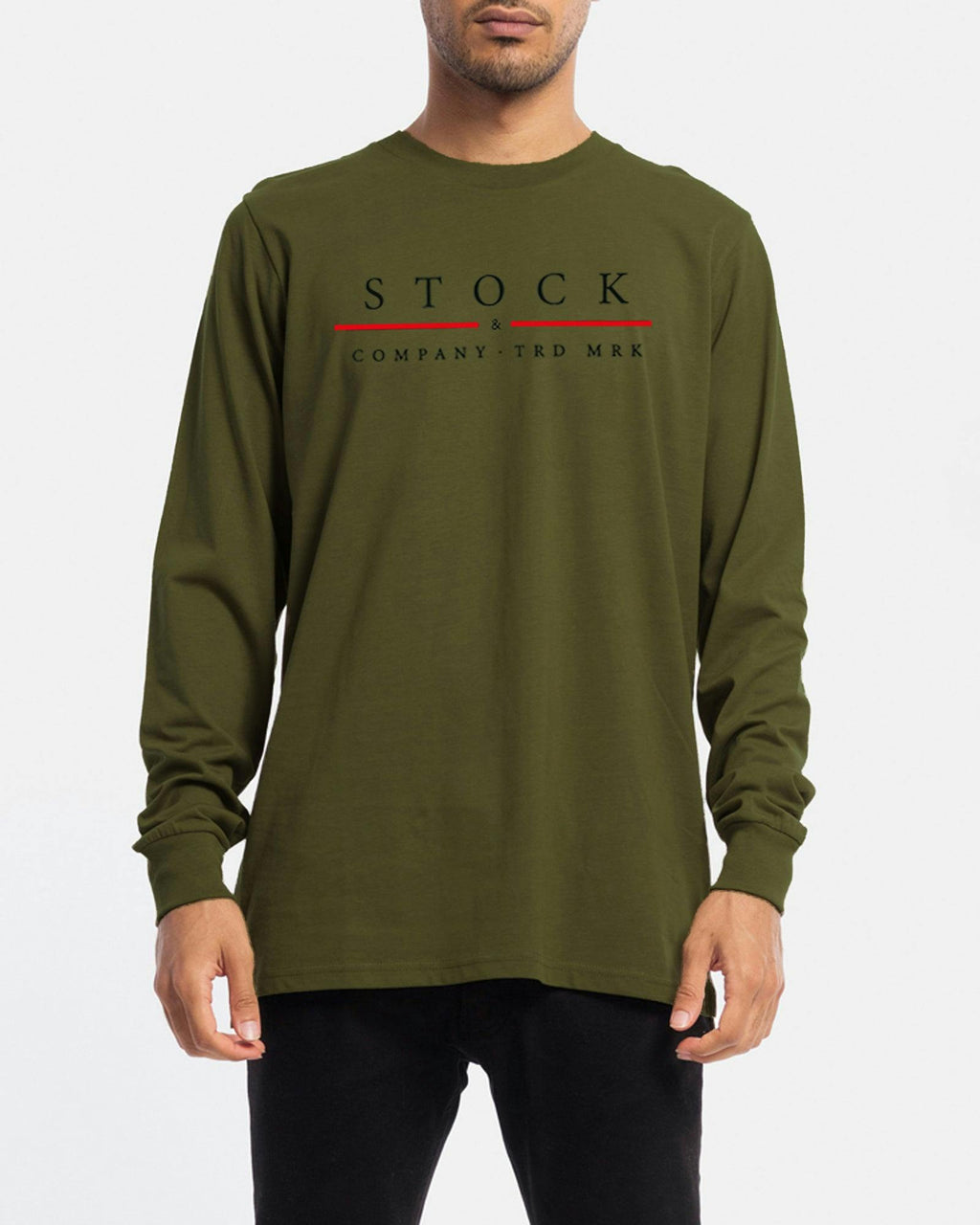 Red Line Long Sleeve Tee