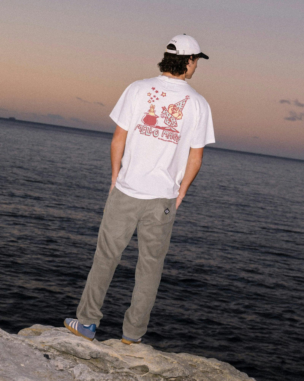 Mello Magic Tee - Vintage White