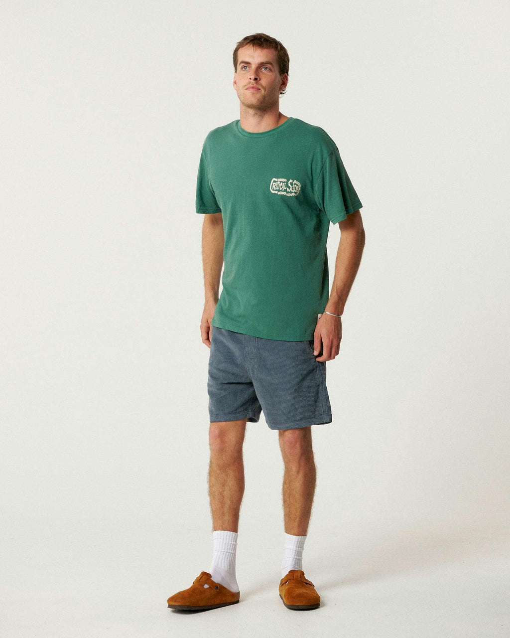 Tiki Tee - Dusty Green