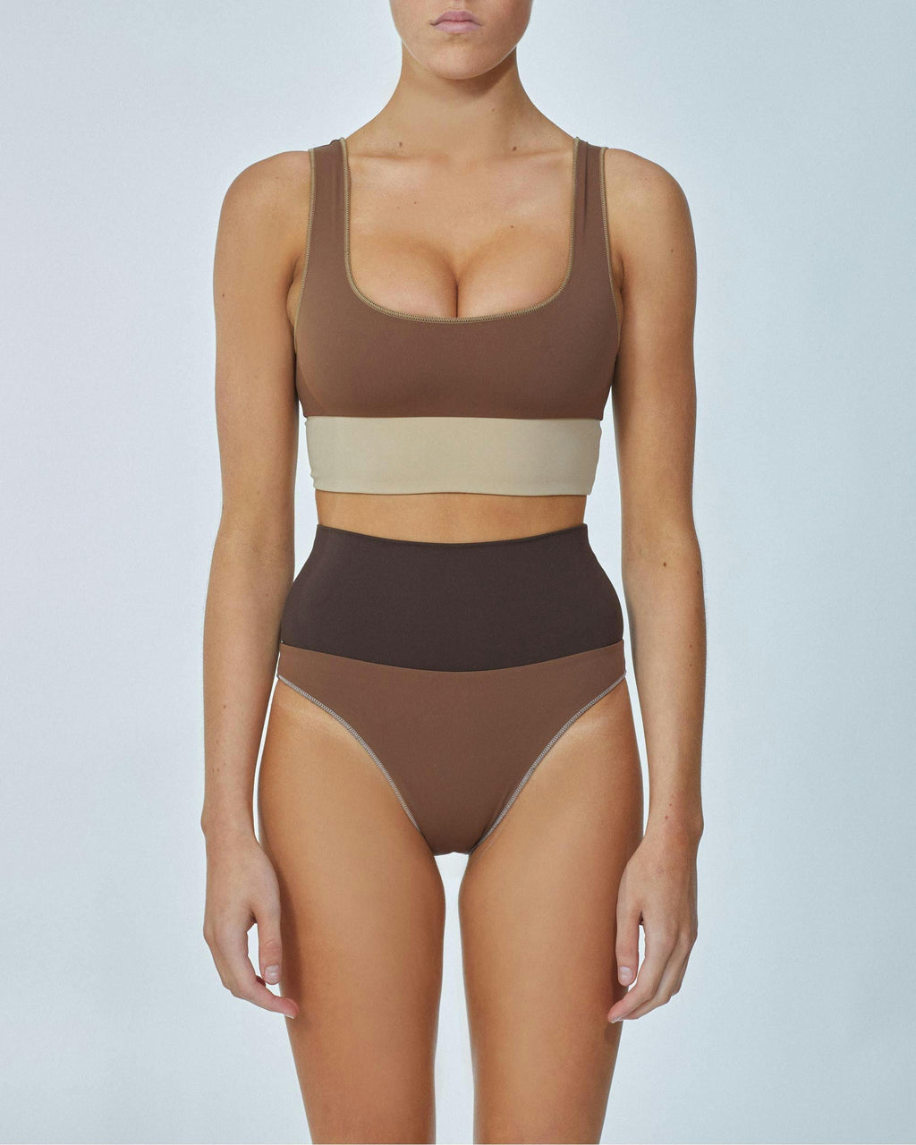 THE CONTOUR HIGH WAIST PANT - TORTOISE