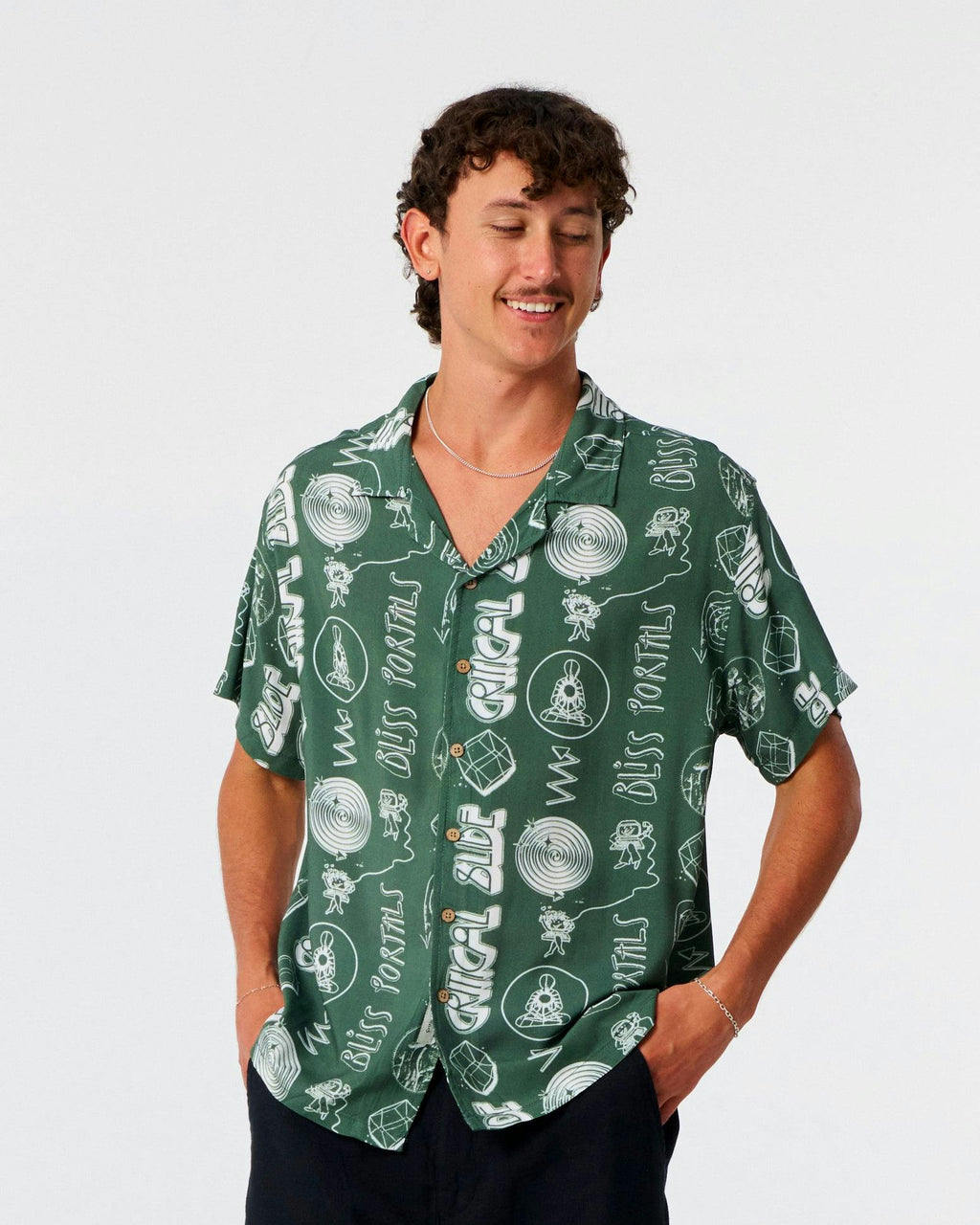 Xerox Resort Shirt - Dusty Green