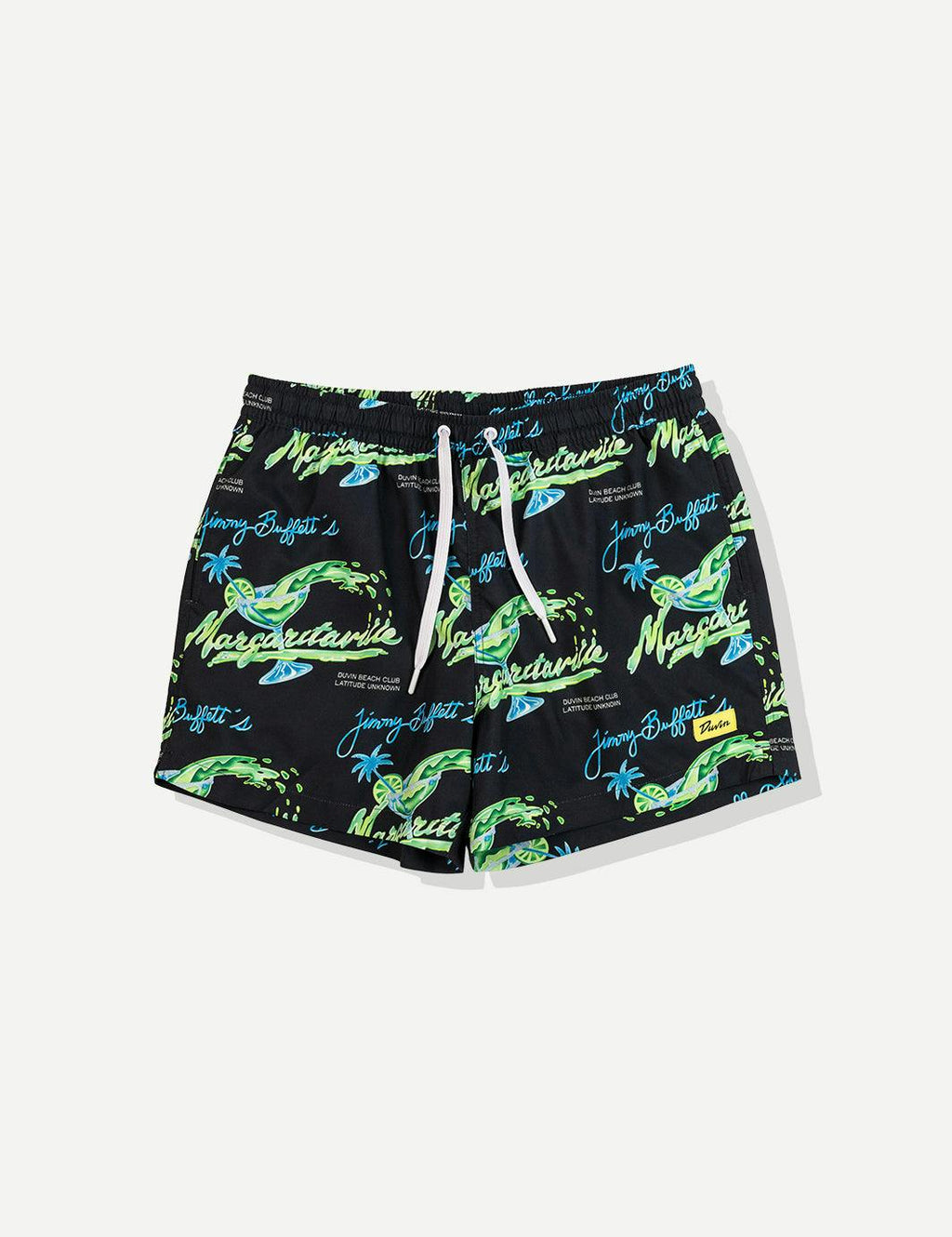 Duvin x Margaritaville Glass Swim Short - Black