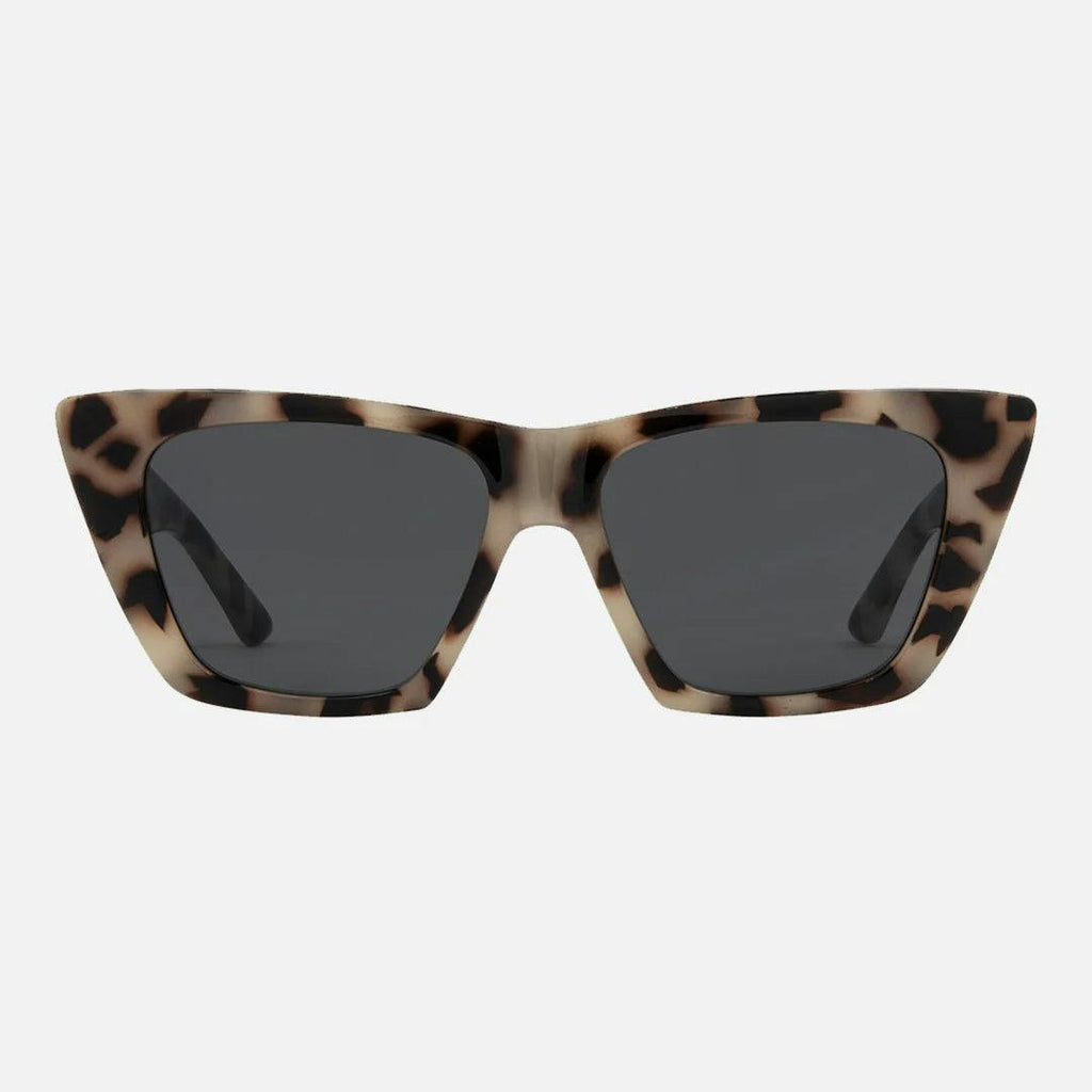 York - Gloss Creamy Tort Frame with Grey Lens