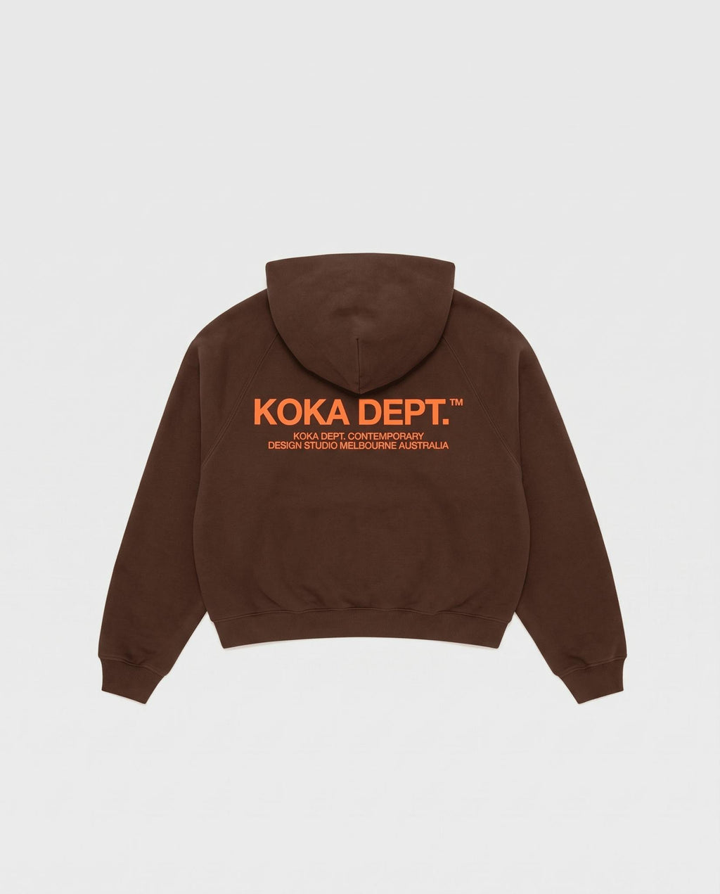 Core Zip Up Hoodie - Coffee