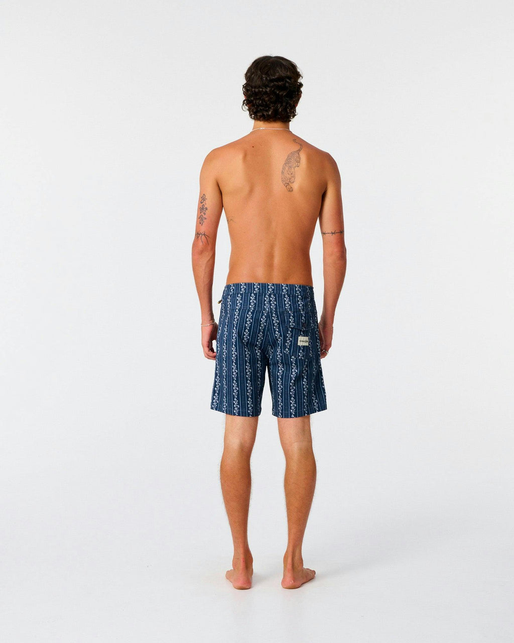 Peace Floral 16" Trunk - Worker Blue