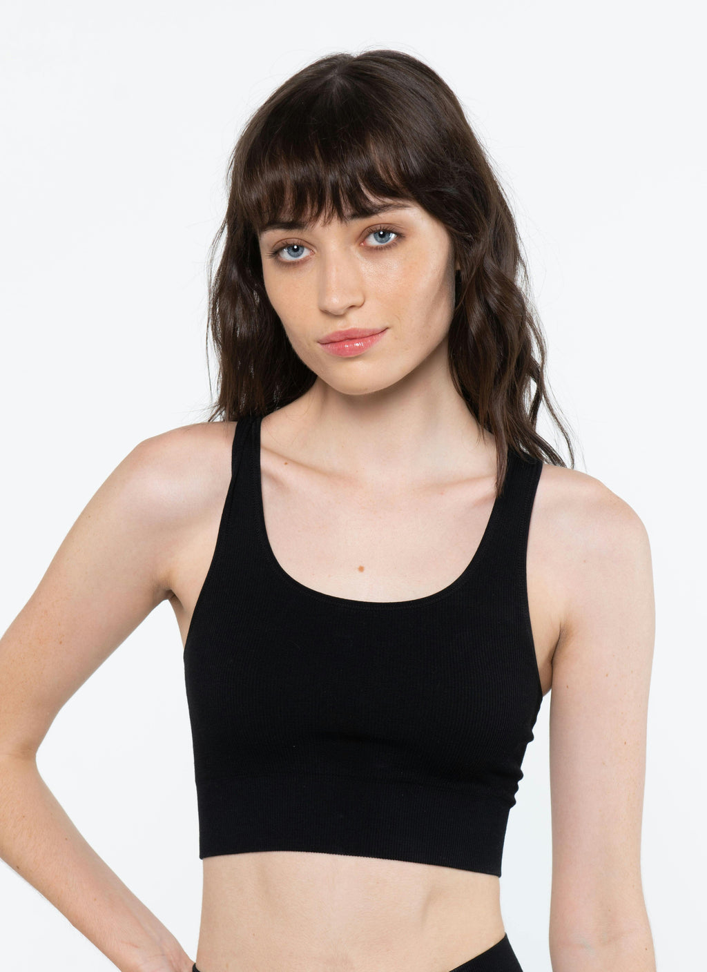 RACER CROP - BLACK