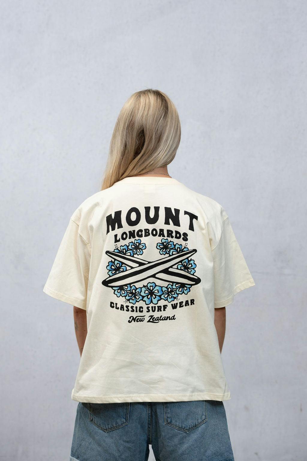 Longboards Lei Women's Tee - Natural