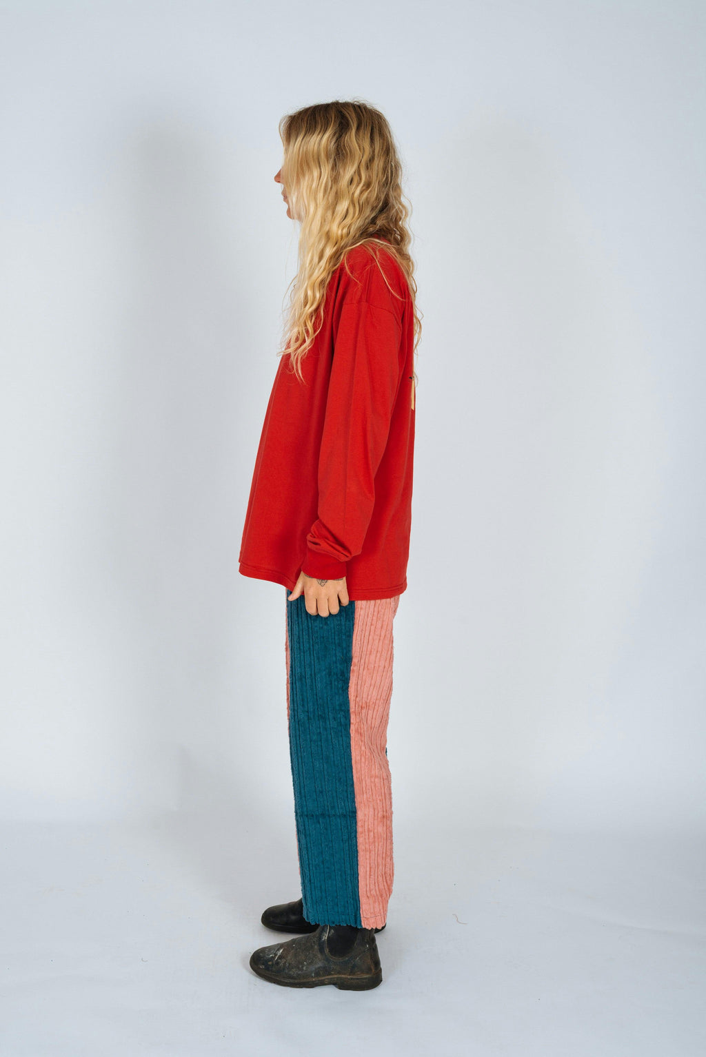 Artist Oversized Longsleeve Tee ‘Live Life With Porpoise’ By Bri O’Connell
