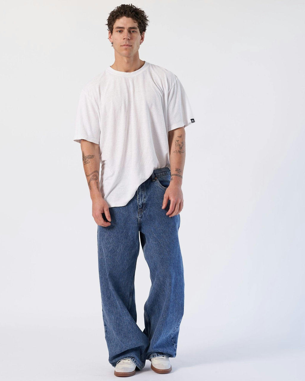 Cormac Baggy Jeans - Stream Sky Retro