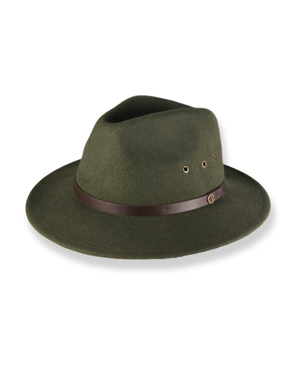 The RataTat Felt Hat - Forest Green
