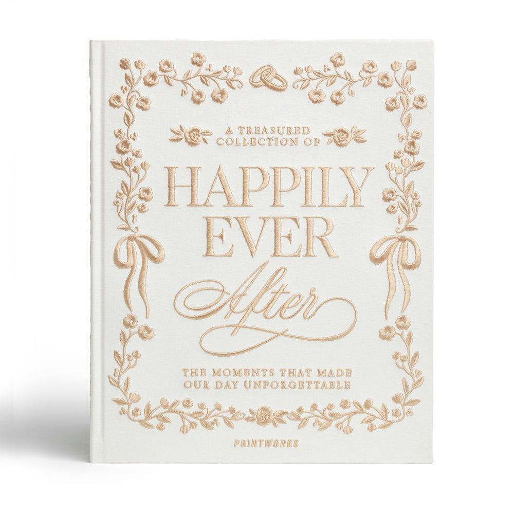 Printworks Embroidered Photo Album-Happily Ever After