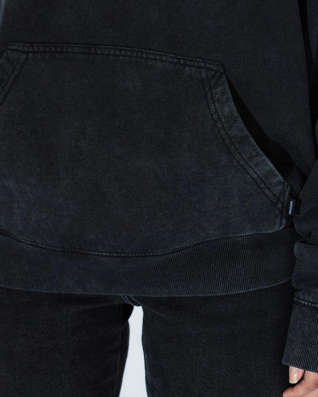 Aiden Hoodie - Washed Black Utopia