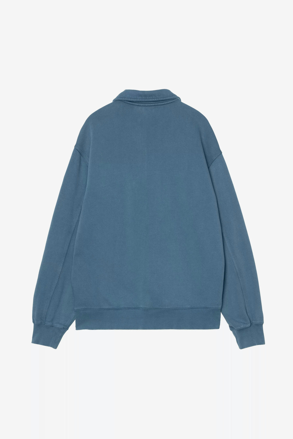 Carhartt WIP Half Zip Detroit Sweat in Blue River Stone Wash