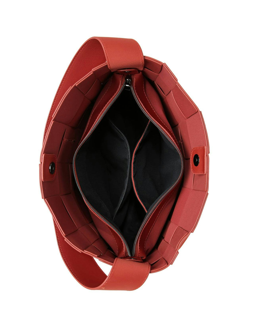 Prene | The Scarlett Bag (CHILLI RED) Woven Neoprene Everyday Shoulder Bag