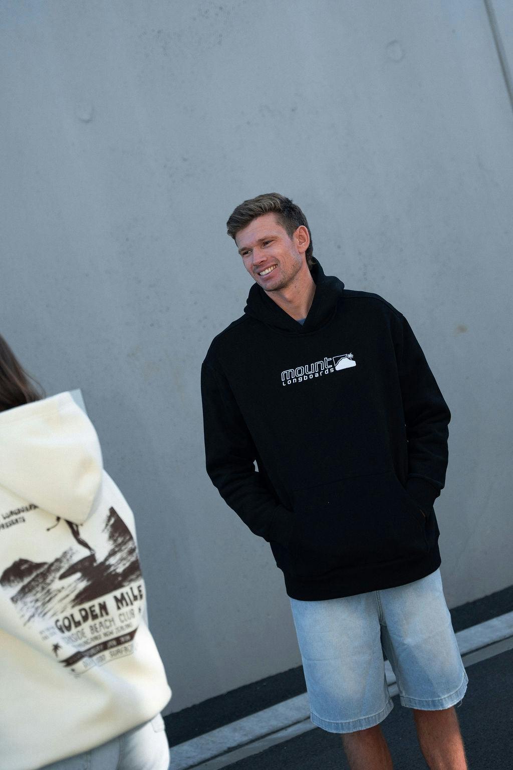 Y2K Mount Surf Hoodie - Black