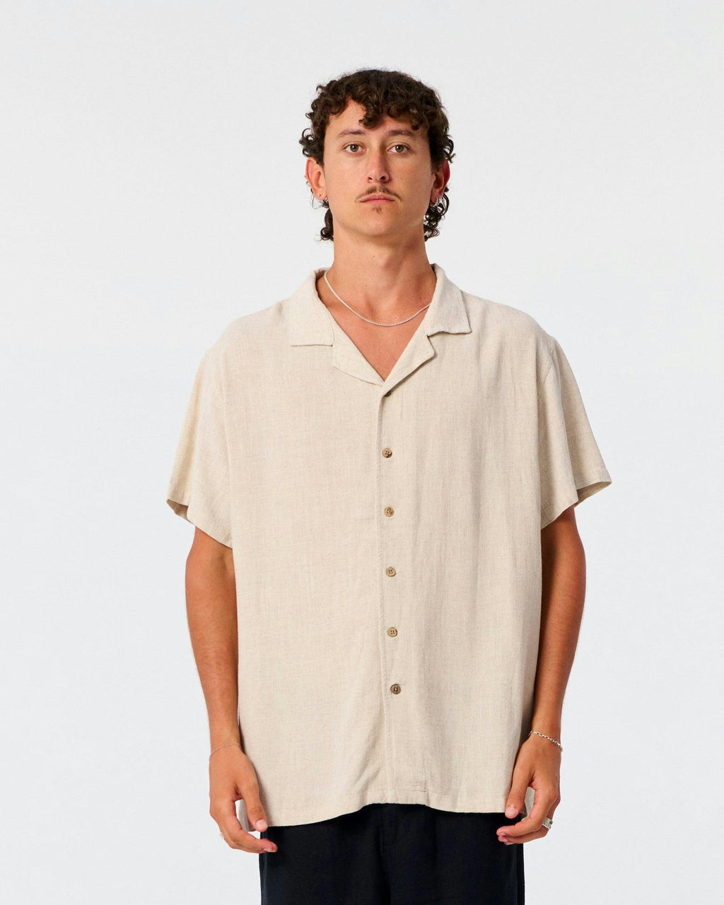 Ernie Resort Shirt - Oatmeal