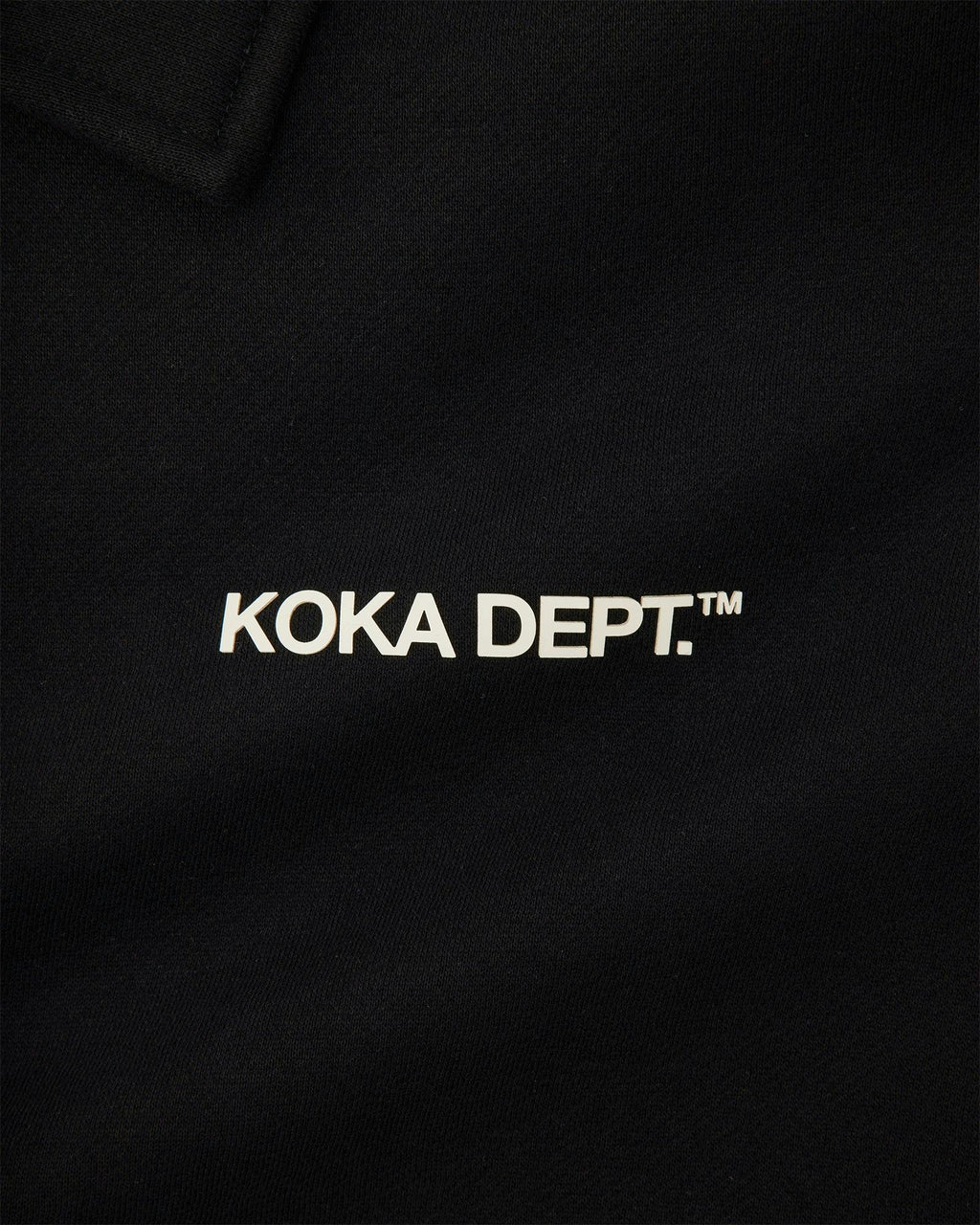 Core Quarter Zip Polo Sweater - Black