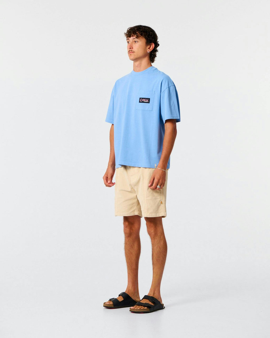 Jumbo Pocket Tee - Powder Blue