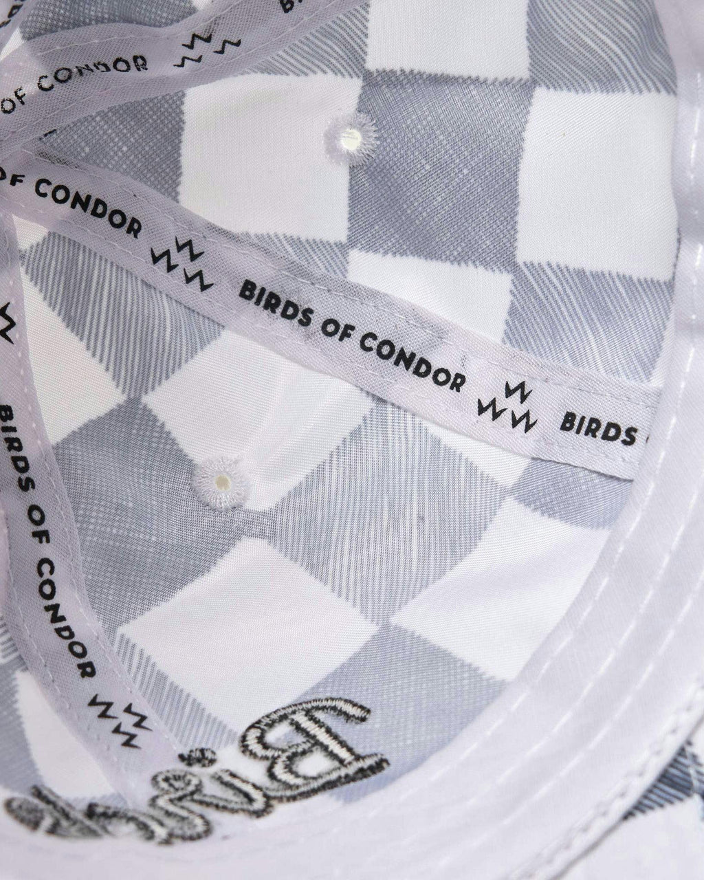 Birds Gingham Cap