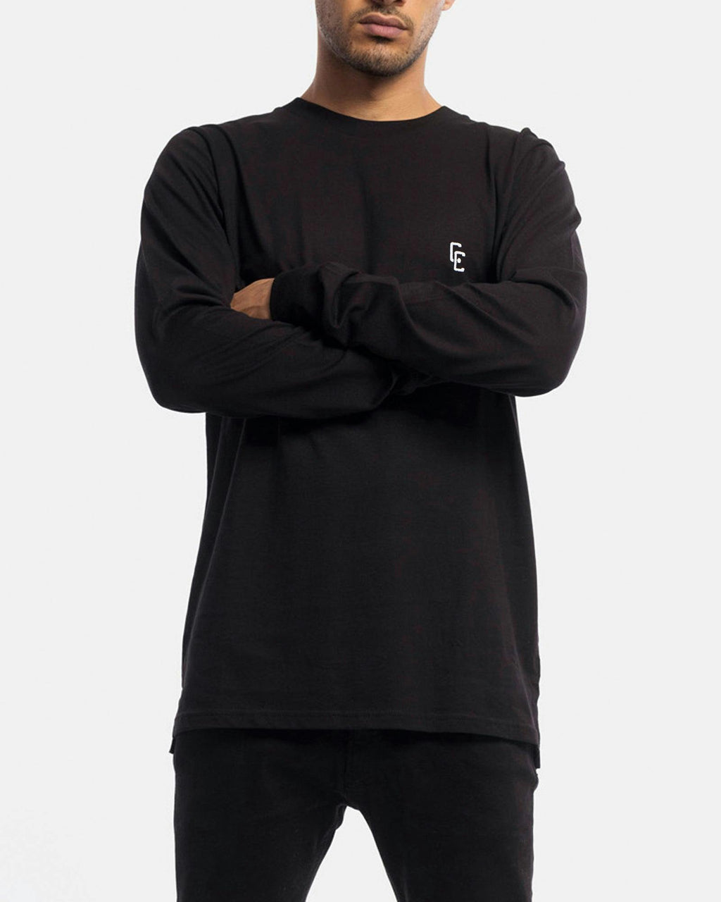 Cypher Embroidery Long Sleeve Tee