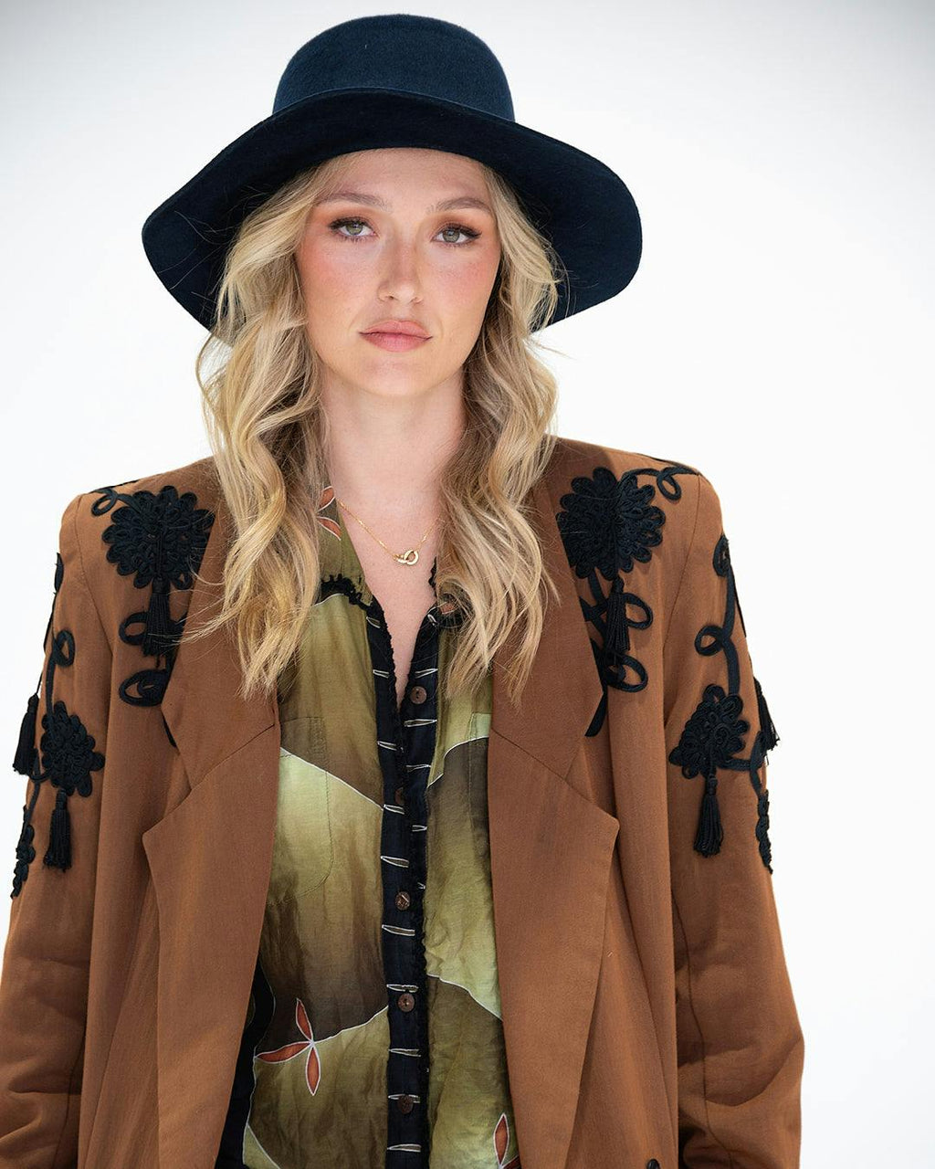 The Janis Felt Hat – Navy