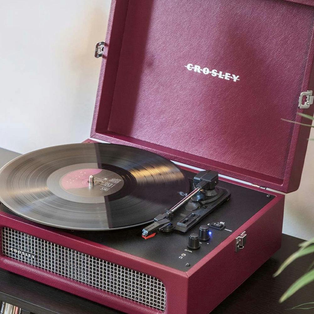 Crosley Voyager Bluetooth Portable Turntable - Burgundy