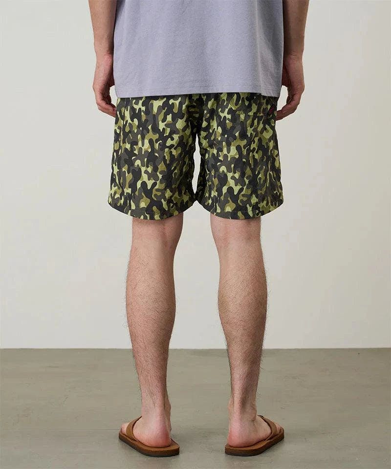 Gramicci Nylon Reef Short in Olive Camo