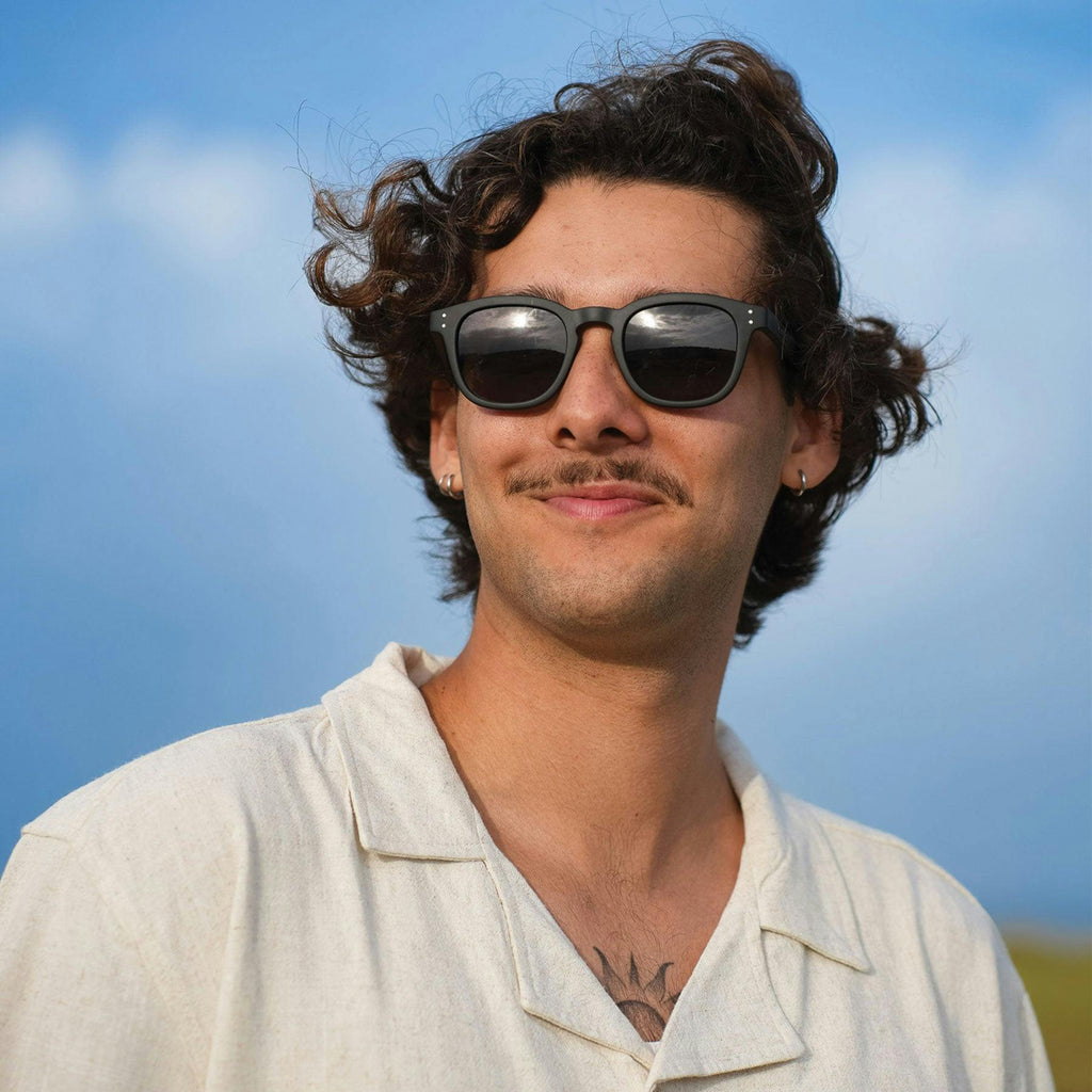Havana - Matt Black Frame with Grey Polarized Lens