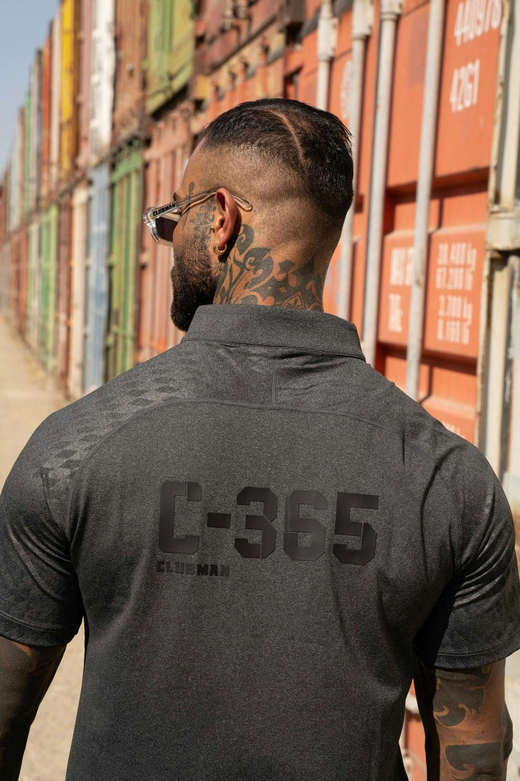 C-365 Motion Zip Tee (Model 823302) - Grey