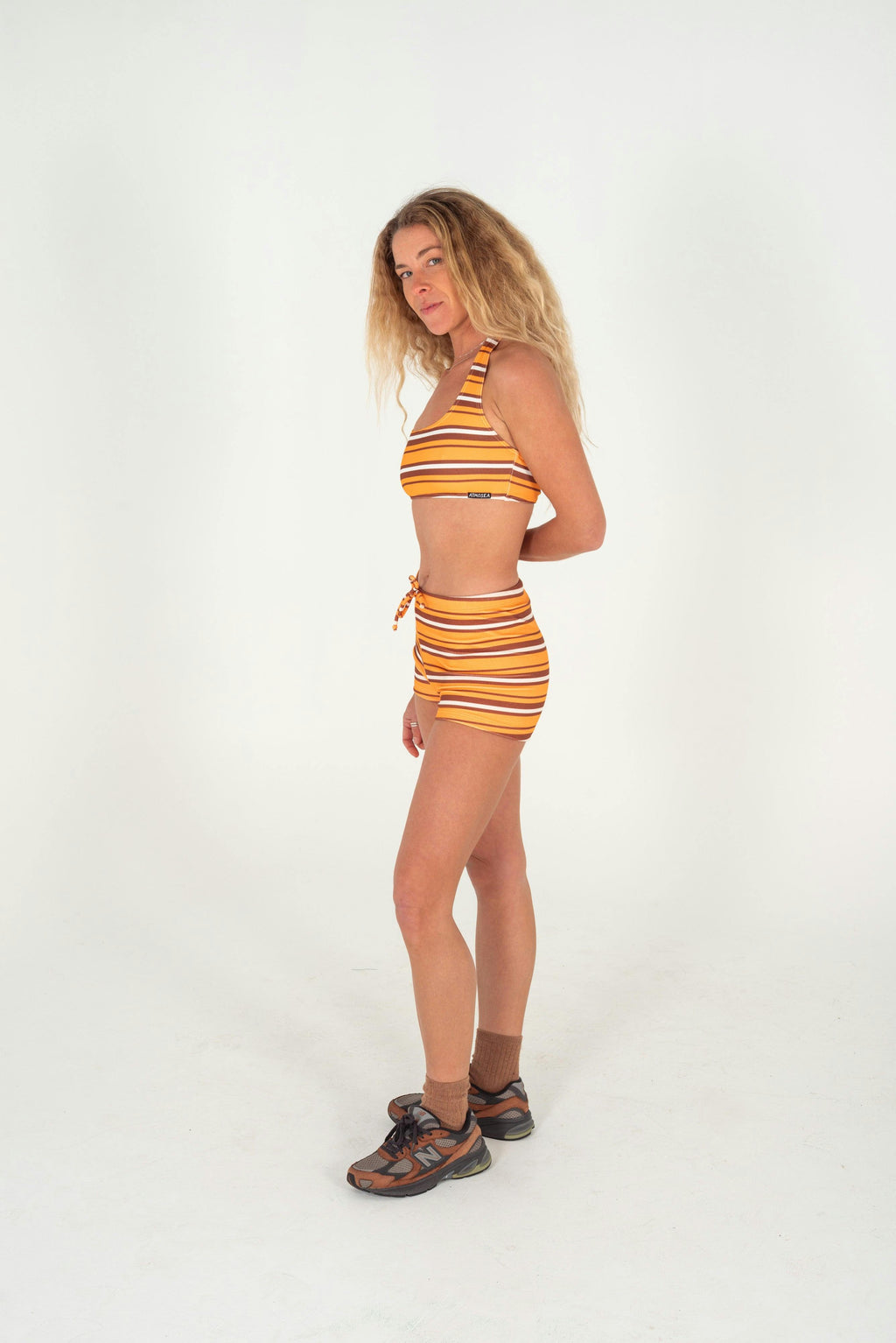 Surf Short in Sunset Stripe