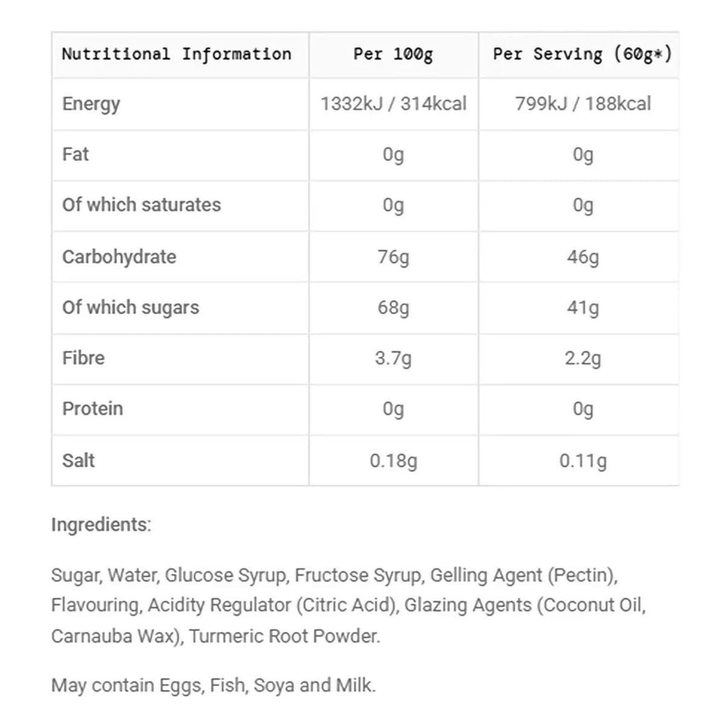 BETA FUEL Energy Chews 60g 20 Pack Lemon